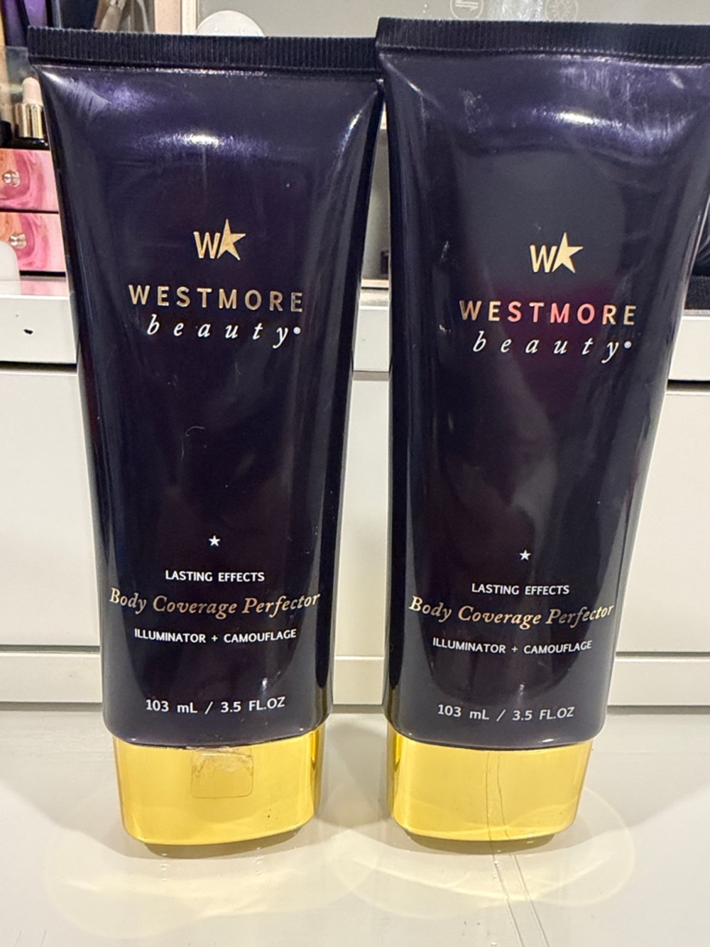 Body Coverage Perfector – Navy with Gold Cap